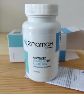 Zinamax, un suplemento dietético para el acné